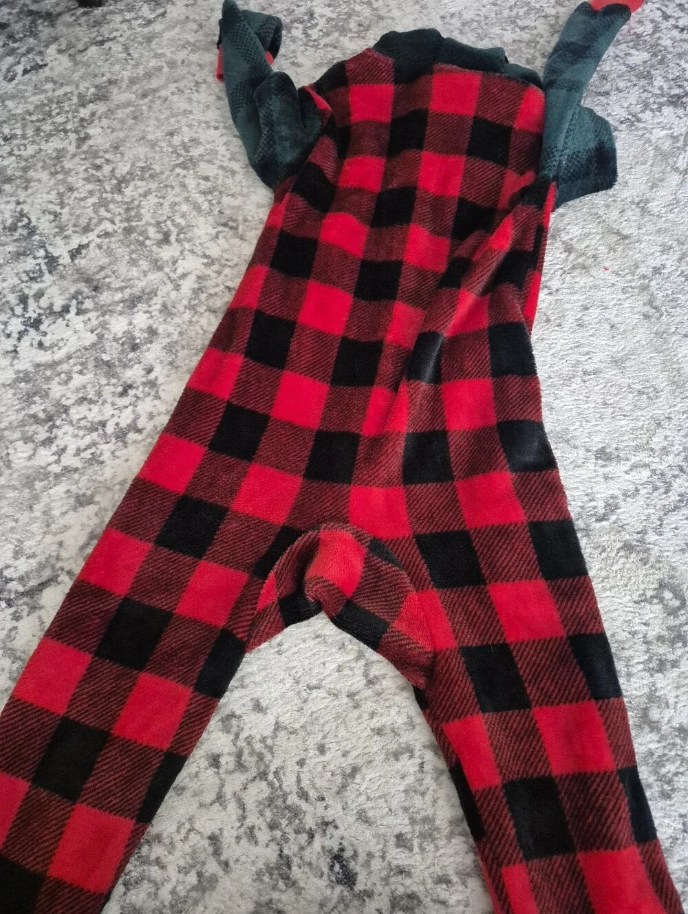 Cat and jack plaid onesie size kids small